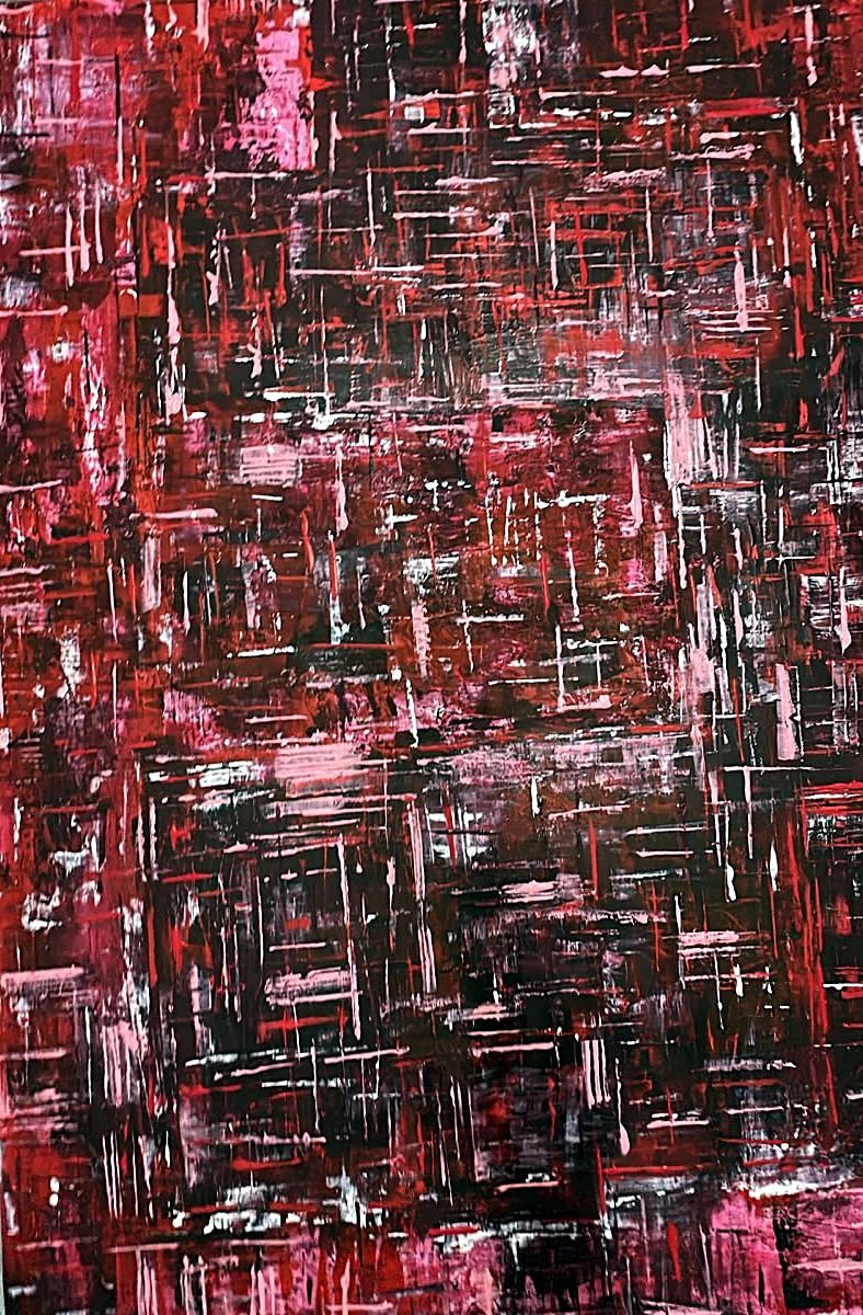 Stigma Rosso, 2026, by EMSI — the whole painting